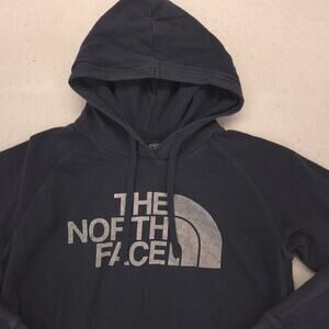 The North Face Pullover Long Sleeve Casual Hoodie Womens Size Large L Navy